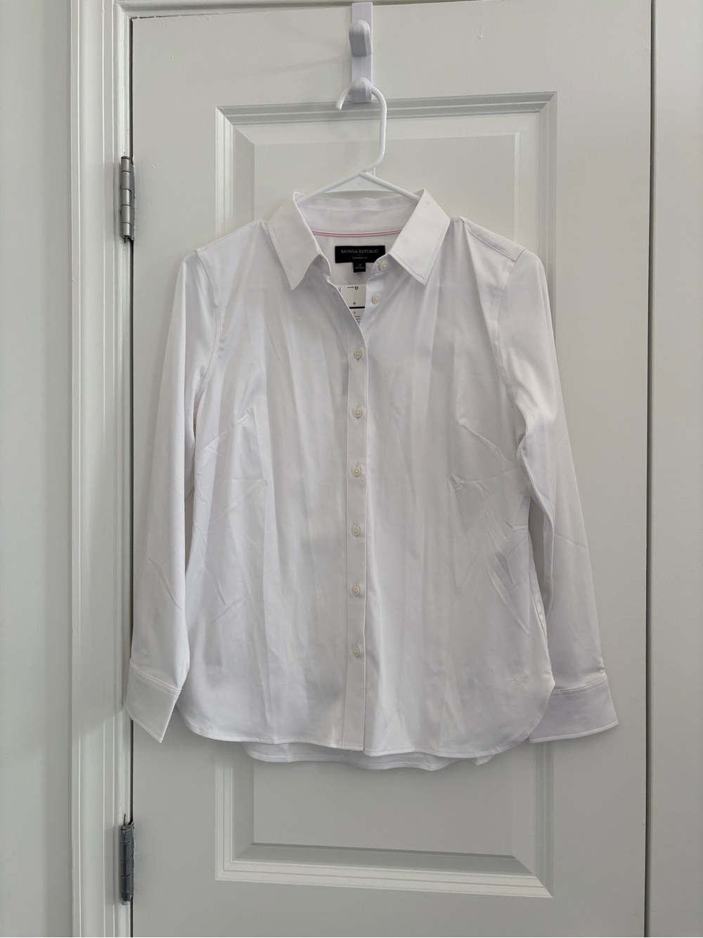 Banana Republic Crisp White Button-Down Shirt